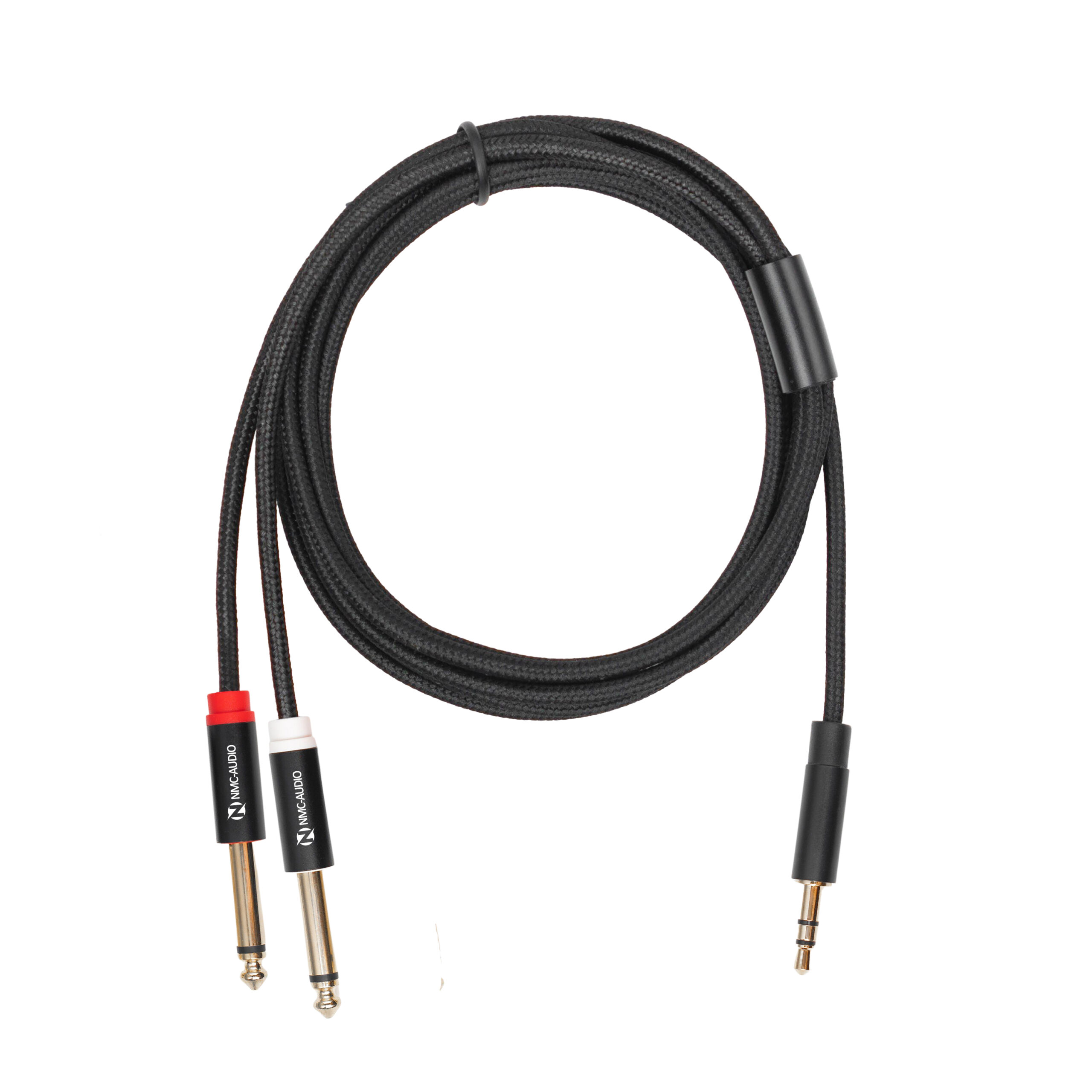 Dây Cáp Âm Thanh	NMC-AUDIO NMC-C233 (1 đầu 3.5mm stereo đực ra 2 đầu 6.35mm mono đực)
